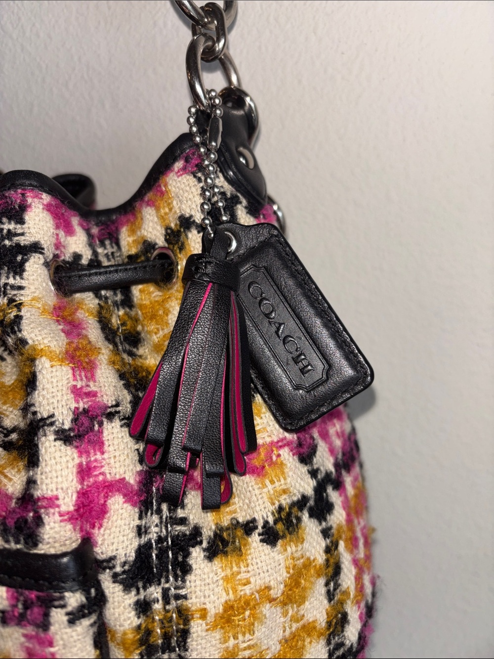Coach Tweed Bucket Bag - Picture 2 of 11